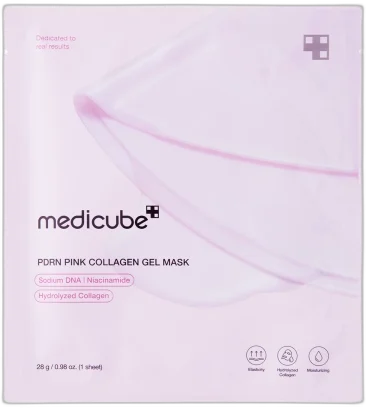 Medicube PDRN Pink Collagen Jelly Gel Mask – spevňujúca hydrogélová maska pre hladšiu a žiarivejšiu pleť