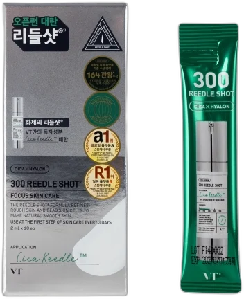 VT COSMETICS – Reedle Shot 300 – Pleťový mikroihličkový booster (2ml x 10ks)