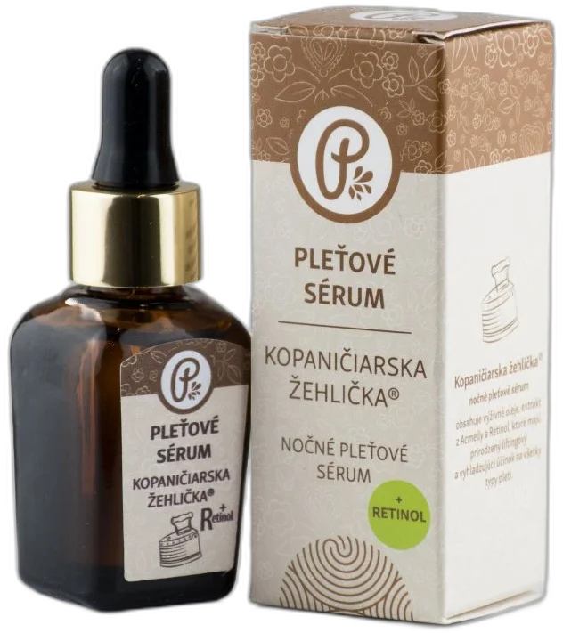 Kopaničiarska žehlička® s Retinolom 20ml, nočné pleťové olejové sérum Panakeia