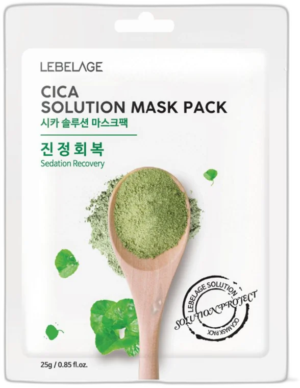 Lebelage Textilná maska s centellou Cica Solution Mask Pack
