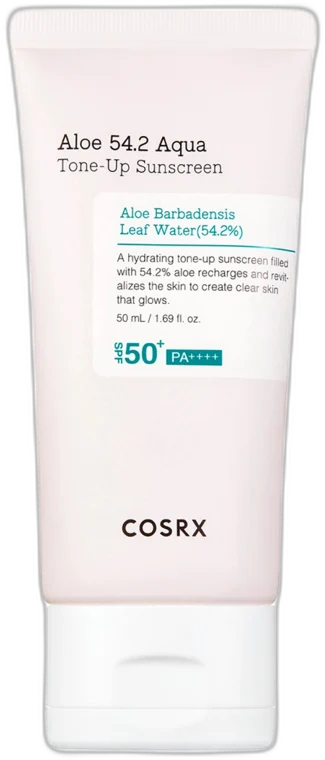COSRX Hydratačný opaľovací krém na tvár Aloe 54.2 Aqua Tone-UP Sunscreen​ SPF 50+