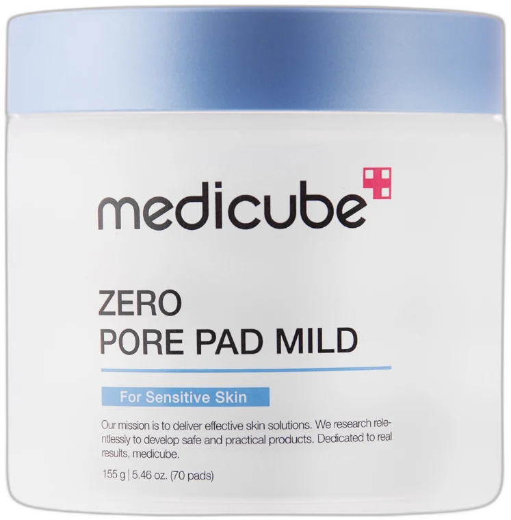 Medicube Zero Pore Pad Mild jemné exfoliačné tampóny