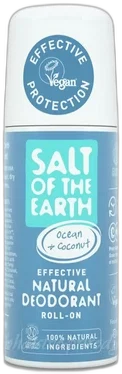 Prírodný kryštálový deodorant – oceán – kokos – roll on 75 ml Salt of the earth