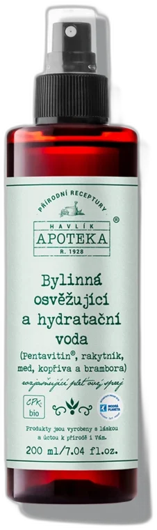 Bylinná hydratačná voda levanduľa Havlíkova Apotéka