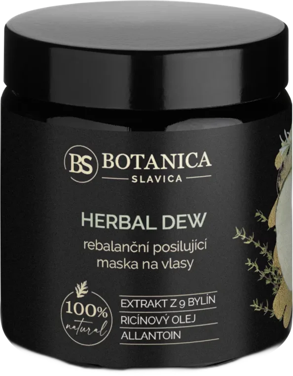 Herbal Dew (9 divov bylín) – Rebalansačná maska pre lesklé vlasy bez pocitu mastnoty