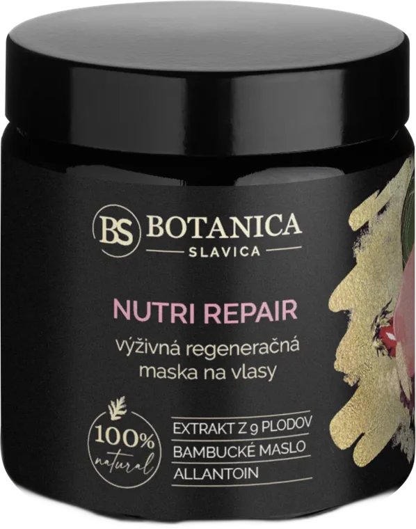 Nutri Repair (9 divov plodov) – Výživná maska pre zdravé vlasy bez poškodenia a lámavosti Botanica Slavica