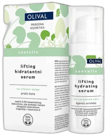 Liftingové hydratačné pleťové sérum Centella Olival