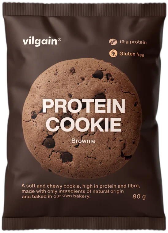 Protein Cookie ⁠–⁠ vláčna sušienka bez lepku BROWNIE VILGAIN 80g