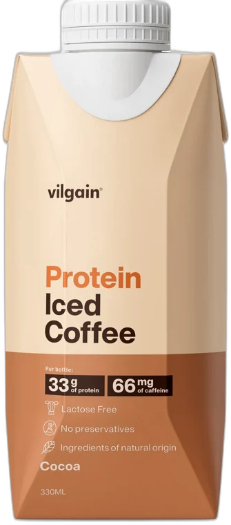 Protein Iced Coffee ⁠–⁠ káva Robusta – KAKAO VILGAIN 330ml