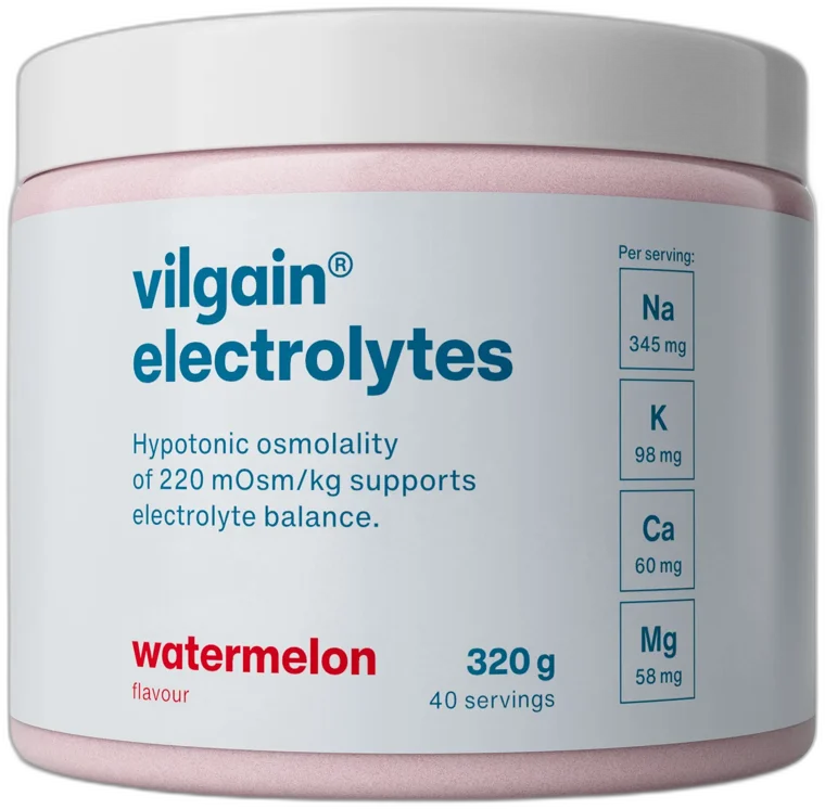 Elektrolyty ⁠–⁠ vo forme rozpustného prášku – MELÓN VILGAIN 320g