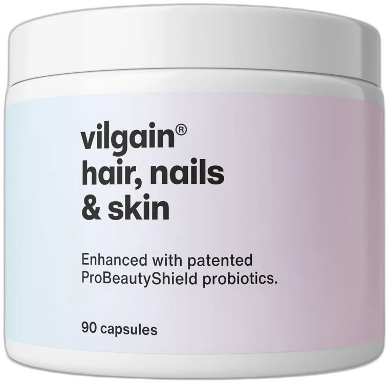 Hair, Nails & Skin ⁠–⁠ probiotiká, vitamíny a minerálne látky VILGAIN 90 kapsúl