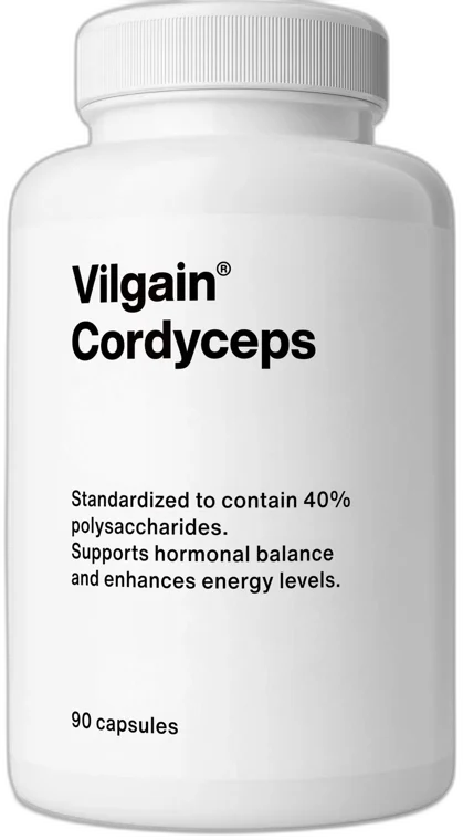 Cordyceps ⁠–⁠ vitálna huba z Himalájí, koncentrovaný 40 % extrakt ⁠–⁠ 90 kapsúl VILGAIN