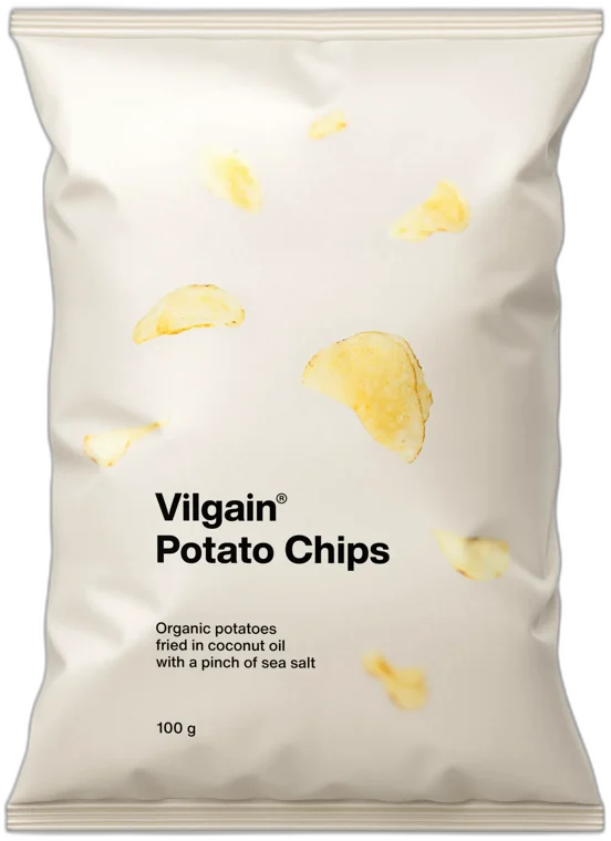 Zemiakové chipsy BIO ⁠–⁠ chrumkavé zemiačiky MORSKÁ SOĽ 100g VILGAIN