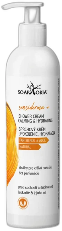 SENSIDERMA+ výživný upokojujúci sprchový krém Panthenol & Aloe Soaphoria