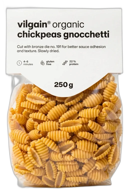 Strukovinové cestoviny BIO ⁠– Cícerové gnochetti 250g VILGAIN