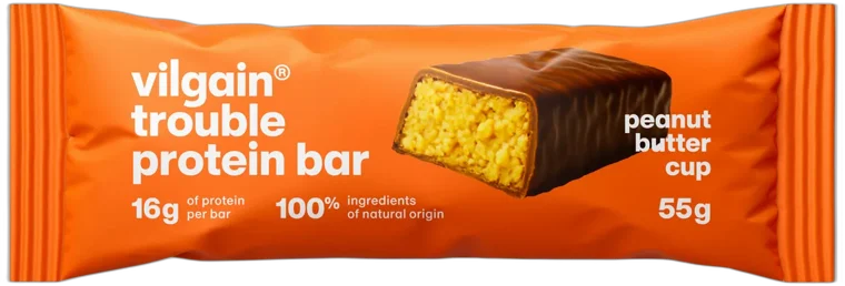 Trouble Protein Bar ⁠–⁠ ČOKOŠÍK S ARAŠIDOVÝM MASLOM 55g VILGAIN