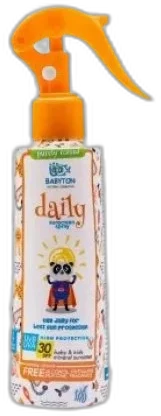 Prírodný opaľovací krém v spreji DAILY SPF30 200 ml BABYTON