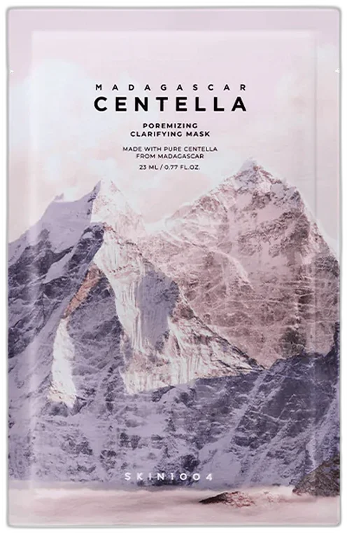 Textilná maska na zúženie pórov s centellou Madagascar Centella Poremizing Clarifying Mask Skin1004