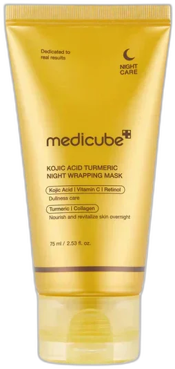 Medicube Kojic Acid Turmeric Overnight Wrapping Mask – Rozžiarujúca nočná maska 75ml