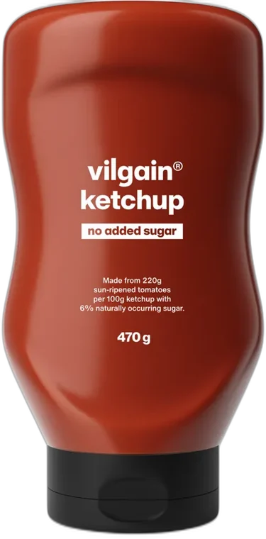 Kečup bez pridaného cukru 480g VILGAIN