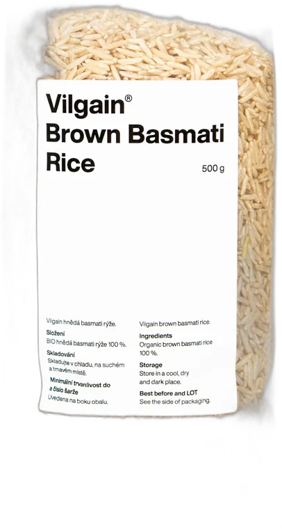 Basmati ryža hnedá BIO VILGAIN 500g