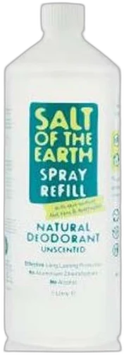 Prírodný minerál deodorant tekutý 1L – náplň – Salt of the earth