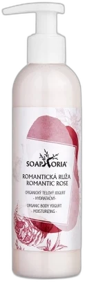Romantická ruža – organický telový jogurt Soaphoria 250 ml