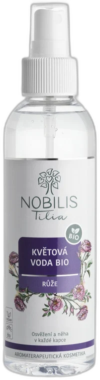 Kvetová voda BIO ruža 200ml Nobilis Tilia