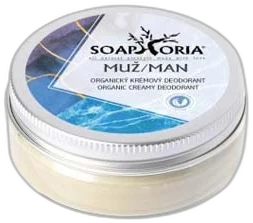 Muž – organický krémový deodorant 50 ml Soaphoria