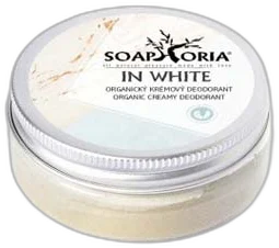 In white – organický krémový deodorant 50 ml Soaphoria