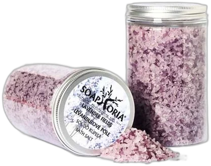 Levanduľové pole – soľná zmes do kúpeľa Soaphoria 500 g