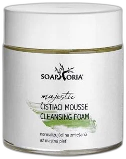 OSVIEŽUJÚCI & NORMALIZUJÚCI ČISTIACI MOUSSE NA ZMIEŠANÚ AŽ MASTNÚ PLEŤ Soaphoria 100 ml