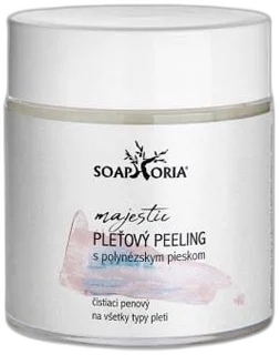 Čistiaci peeling na tvár s polynézskym pieskom 100 ml Soaphoria