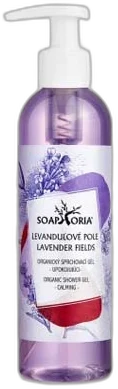 Levanduľové pole – organický sprchovací gél Soaphoria 250 ml