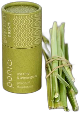 Tea tree & lemongras – prírodný deodorant 65g Ponio