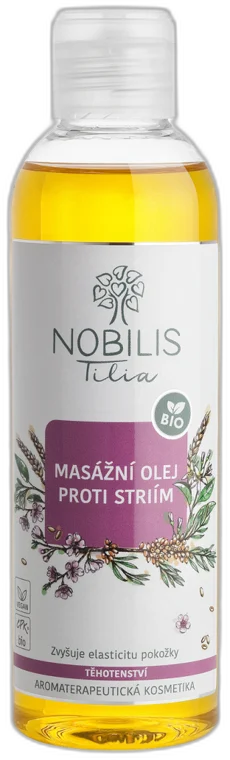 Masážny olej proti striám 200ml Nobilis Tilia