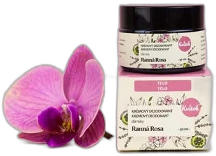 Jemný Krémový Dezodorant – Ranná Rosa 30ml Kvitok