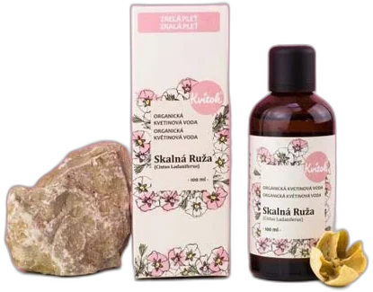 Organická Kvetinová Voda – Skalná Ruža (Cistus) 100ml Kvitok