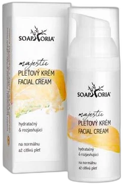 Hydratačný & rozjasňujúci krém na normálnu až citlivú pleť Soaphoria 50 ml