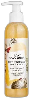 Mliečne potešenie – organický sprchovací gél Soaphoria 250 ml