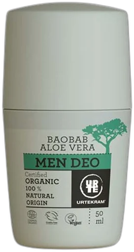 Deodorant roll-on MEN BIO Urtekram 50ml