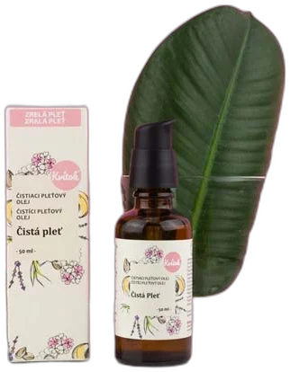 Čistiaci olej Čistá pleť pre Zrelú pleť 50ml Kvitok