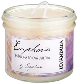 Levanduľové pole – ručne odlievaná sójová sviečka Soaphoria 125 ml