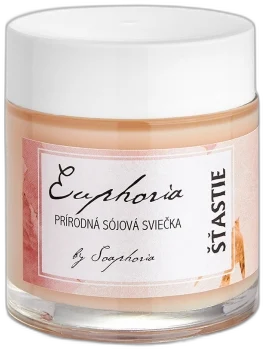 Šťastie – ručne odlievaná sójová sviečka Soaphoria 125 ml