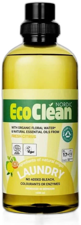 Eco Clean Tekutý prací protriedok – Svieži citrus 1L