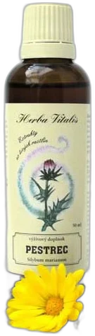 Pestrec mariánsky -Tinktúra, kvapky (macerát) Herba Vitalis 50ml