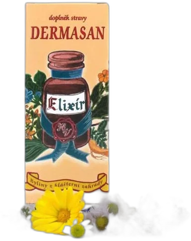 Dermasan elixír -Tinktúra, kvapky (macerát) Herba Vitalis 50ml