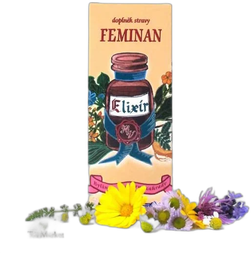 Feminan elixír -Tinktúra, kvapky (macerát) Herba Vitalis 50ml