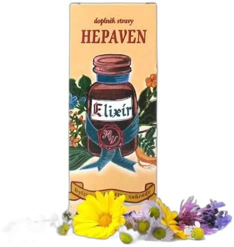Hepaven elixír -Tinktúra, kvapky (macerát) Herba Vitalis 50ml