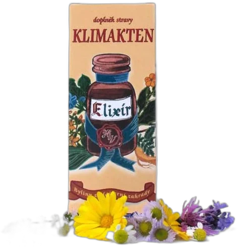 Klimakten elixír -Tinktúra, kvapky (macerát) Herba Vitalis 50ml